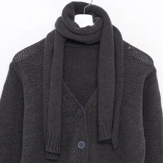 Scarf cardigan