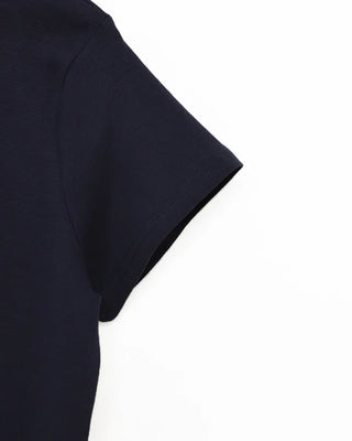Round collar polo neck short-sleeved T-shirt
