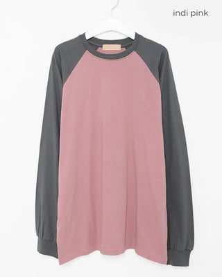 Loose-fit raglan sweatshirt