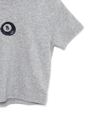8 Ball Stamp Lettering Half T-Shirt