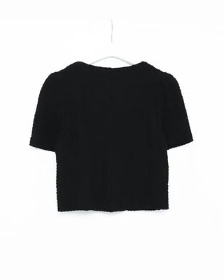 Square puff short jacket