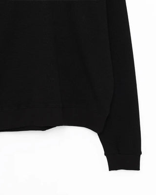 Waffle V-neck sweatshirt