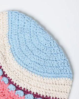 Rainbow Knit Bucket Hat