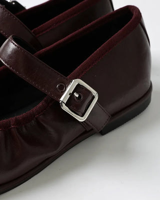 Shirred Belt Mary Jane