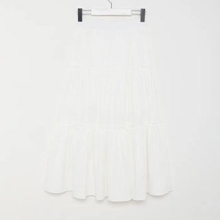Tiered long skirt