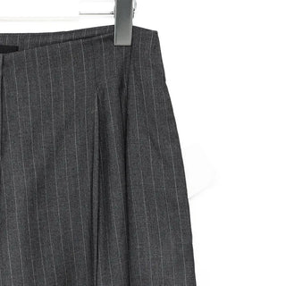 Striped wide slacks