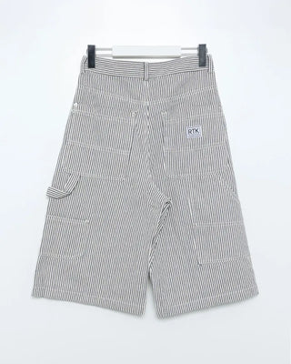 Striped Carpenter Bermuda Shorts