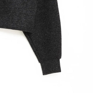 Loose-fit color knit cardigan