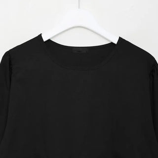 Cotton peplum blouse