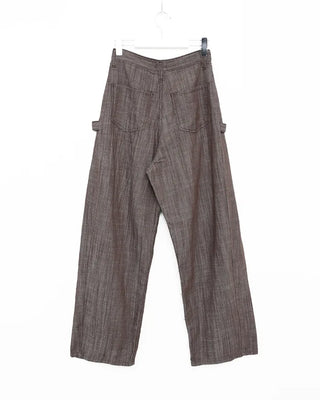 Side-strap wide-leg pants
