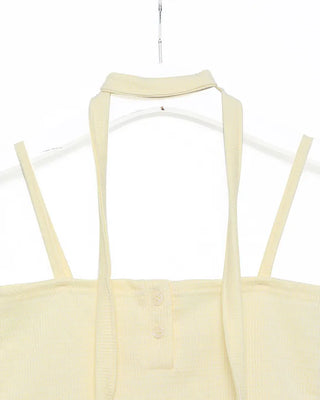 (Set) Button Scarf Sleeveless