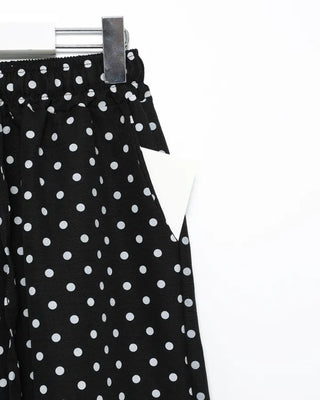 Dot Linen Mix Easy Pants
