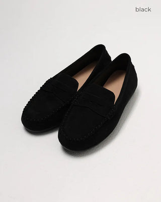 Suede loafers