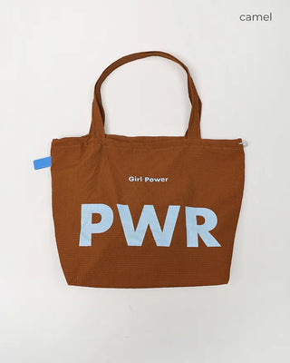 PWR Print Drawstring Tote Bag