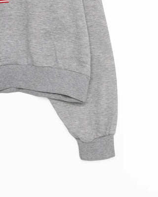 Brushed fleece USA lettering sweatshirt