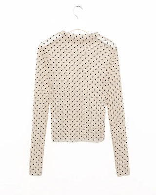 Polka Dot See-Through T-Shirt