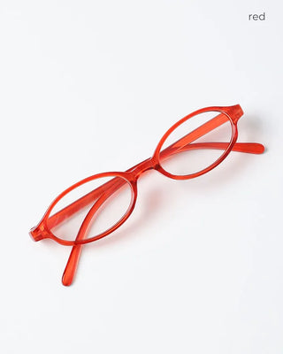 Colored oval glasses