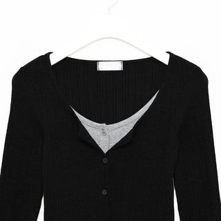 Ribbed Cardigan