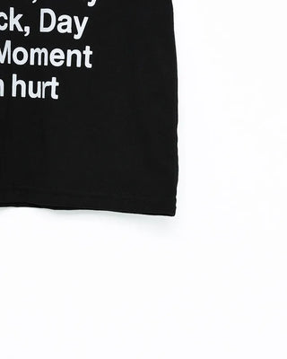 Long lettering half T-shirt