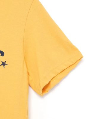 Marine print lettering T-shirt