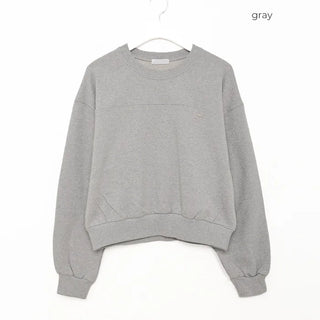Front logo basic sweatshirt