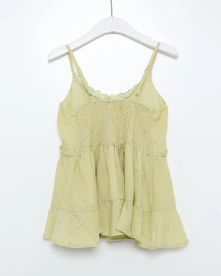 Lace frill camisole