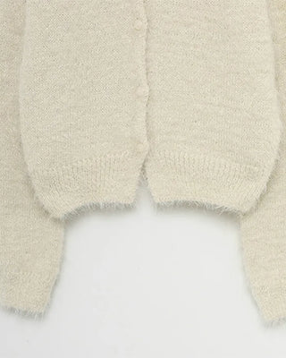 Fur cardigan