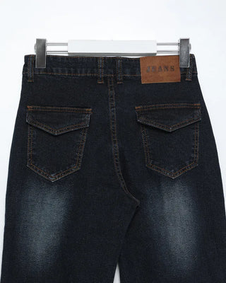 Slim bootcut denim pants