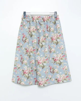 Flower pattern Bermuda shorts