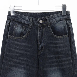 Vintage Washed Denim Pants