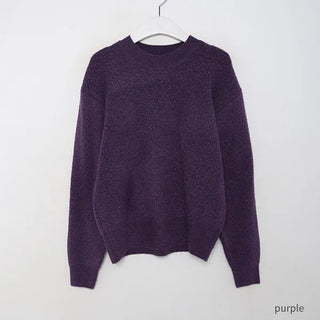 Wool round knit