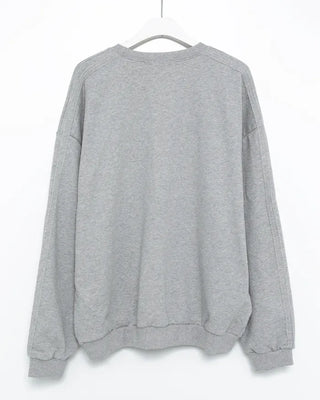 (Unisex) Round Triple Star Patch Sweatshirt T-Shirt