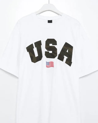 Camouflage Lettering T-Shirt