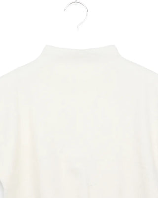 Half-neck short-sleeved knit