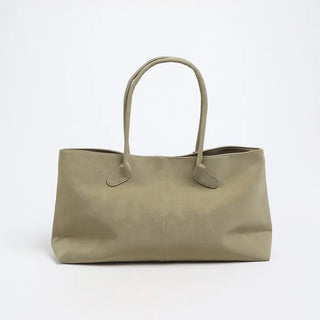 Suede shoulder bag