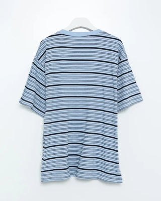 Casual striped short-sleeved T-shirt