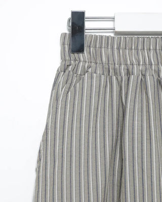Striped Wrinkle Wide Easy Pants
