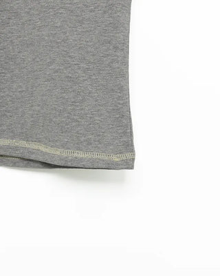Raglan semi-cropped short-sleeved T-shirt