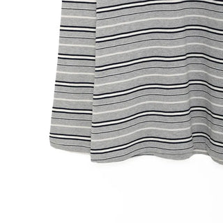 Striped Boxy Long-Sleeve T-Shirt