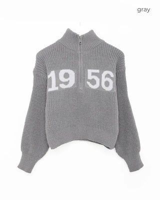 1956 Logo Half-Zip Knit