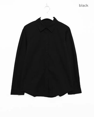 Round Hem Overfit Basic Shirt