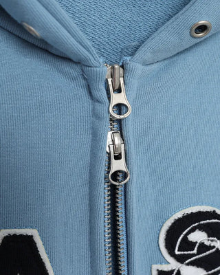 (Unisex) CLASSIC Patch Double Zip Sweatshirt Hoodie