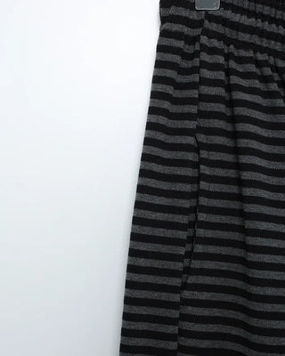 Waist String Border Easy Pants