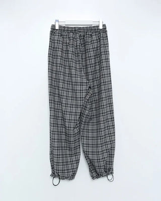 Checked Easy Wide Pants