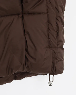 High-neck padded vest