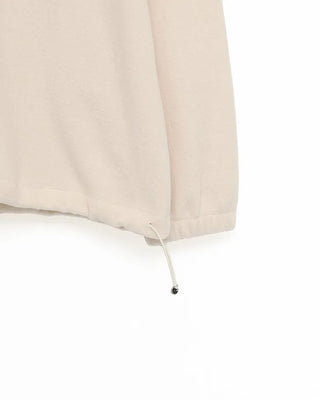 Color-block half-zip sweatshirt