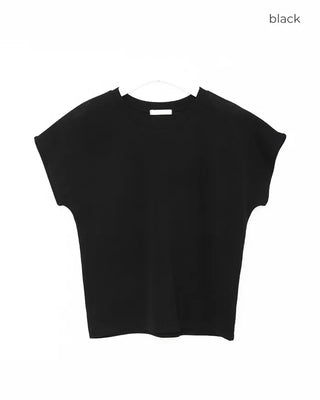 Round neck short-sleeve T-shirt