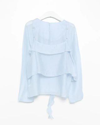 Frill Bistier Blouse Set