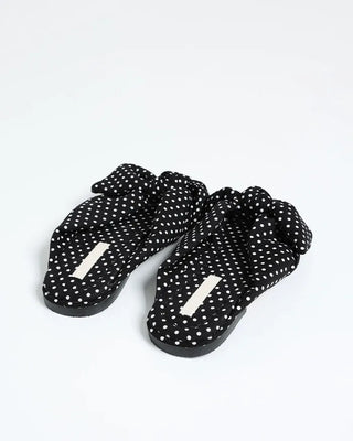 Big Ribbon Mule Sandals