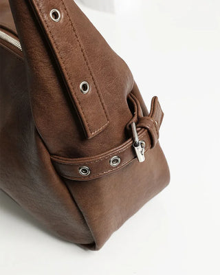 Side belt shoulder bag
